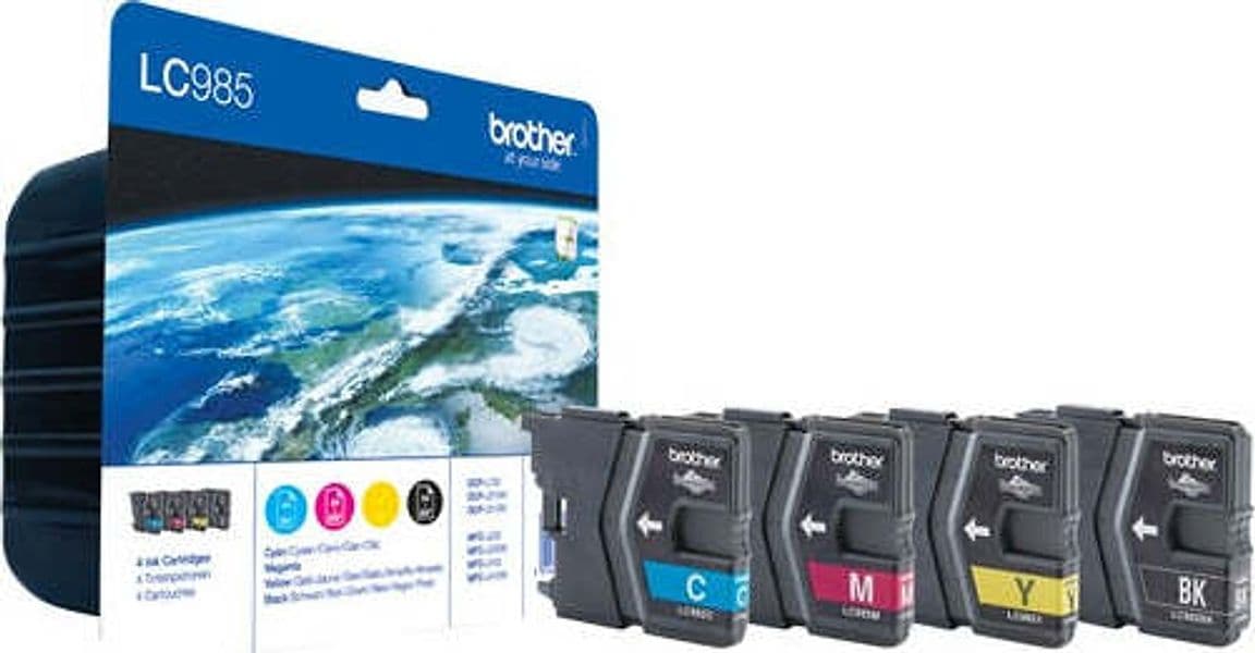 Brother - Cartuccia - C-M-Y-K - LC980VP Elettronica/Informatica/Stampanti e accessori/Accessori per stampanti a inchiostro e laser/Cartucce d'inchiostro Eurocartuccia - Pavullo, Commerciovirtuoso.it