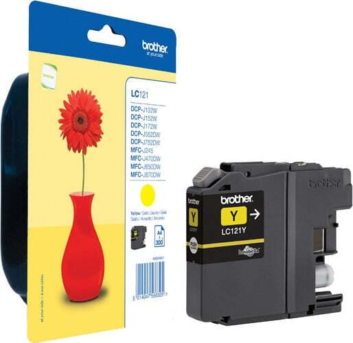 Brother - Cartuccia - Giallo - LC121Y - 300 pag Elettronica/Informatica/Stampanti e accessori/Accessori per stampanti a inchiostro e laser/Cartucce d'inchiostro Eurocartuccia - Pavullo, Commerciovirtuoso.it