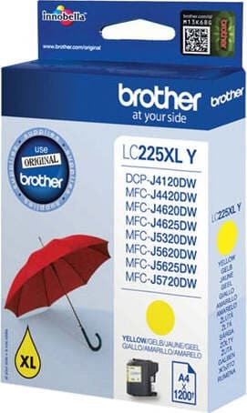 Brother - Cartuccia - Giallo - LC225XLY- 1200 pag Elettronica/Informatica/Stampanti e accessori/Accessori per stampanti a inchiostro e laser/Cartucce d'inchiostro Eurocartuccia - Pavullo, Commerciovirtuoso.it