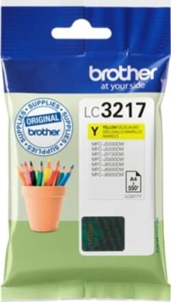 Brother - Cartuccia - Giallo - LC3217Y - 550 pag Elettronica/Informatica/Stampanti e accessori/Accessori per stampanti a inchiostro e laser/Cartucce d'inchiostro Eurocartuccia - Pavullo, Commerciovirtuoso.it