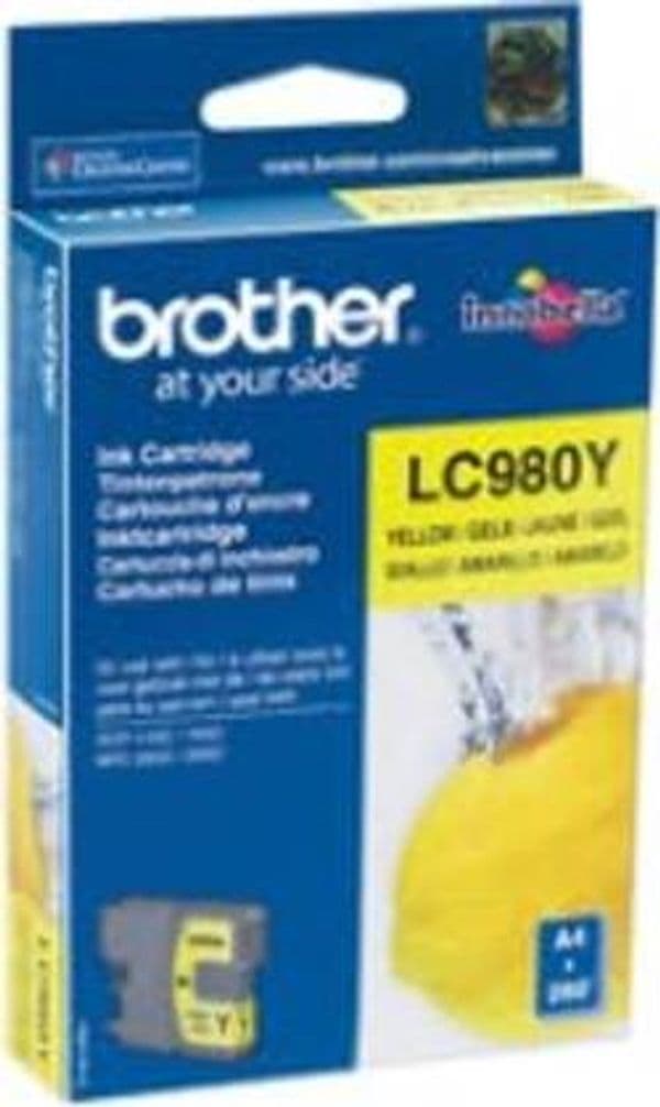 Brother - Cartuccia - Giallo - LC980Y - 260 pag Elettronica/Informatica/Stampanti e accessori/Accessori per stampanti a inchiostro e laser/Cartucce d'inchiostro Eurocartuccia - Pavullo, Commerciovirtuoso.it