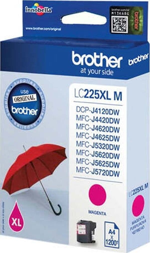 Brother - Cartuccia - Magenta - LC225XLM - 1200 pag Elettronica/Informatica/Stampanti e accessori/Accessori per stampanti a inchiostro e laser/Cartucce d'inchiostro Eurocartuccia - Pavullo, Commerciovirtuoso.it