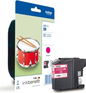 Brother - Cartuccia - Magenta - LC22EM - 1200 pag Elettronica/Informatica/Stampanti e accessori/Accessori per stampanti a inchiostro e laser/Cartucce d'inchiostro Eurocartuccia - Pavullo, Commerciovirtuoso.it