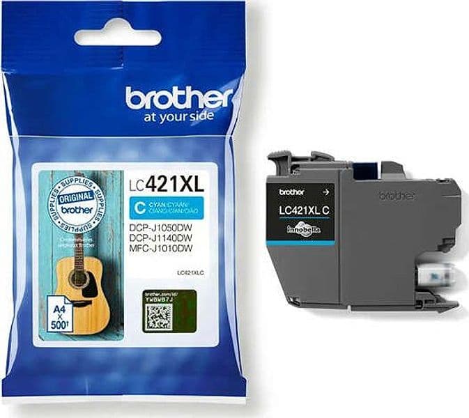 Brother - Cartuccia Ink - Ciano - LC421XLC - 500 pag Elettronica/Informatica/Stampanti e accessori/Accessori per stampanti a inchiostro e laser/Cartucce d'inchiostro Eurocartuccia - Pavullo, Commerciovirtuoso.it