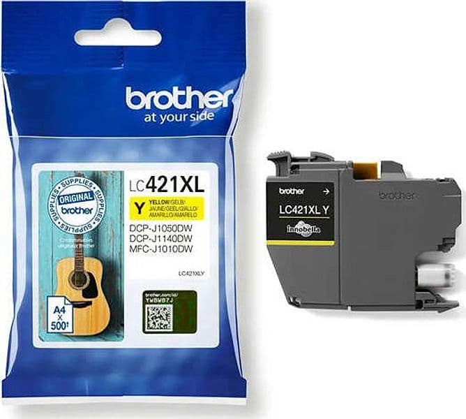 Brother - Cartuccia Ink - Giallo - LC421XLY - 500 pag Elettronica/Informatica/Stampanti e accessori/Accessori per stampanti a inchiostro e laser/Cartucce d'inchiostro Eurocartuccia - Pavullo, Commerciovirtuoso.it