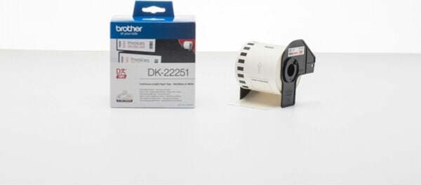 Brother - Nastro adesivo - Rosso-Bianco - 62mm x 15 26mt - DK22251 Cancelleria e prodotti per ufficio/Elettronica per ufficio/Accessori/Accessori per etichettatrici Eurocartuccia - Pavullo, Commerciovirtuoso.it