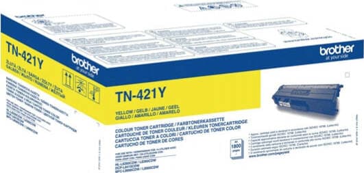 Brother - Toner - Giallo -TN421Y -1800 pag Elettronica/Informatica/Stampanti e accessori/Accessori per stampanti a inchiostro e laser/Cartucce d'inchiostro Eurocartuccia - Pavullo, Commerciovirtuoso.it