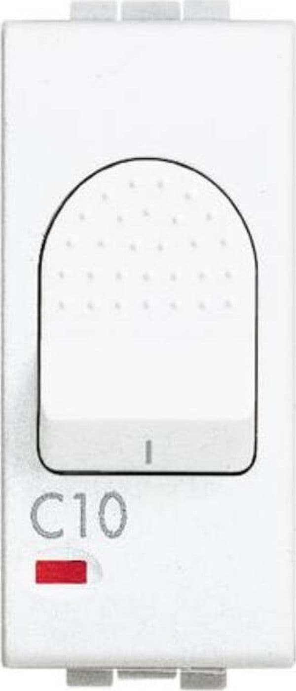 BTICINO---INTERRUTTORE-AUTOMATICO-MAGNETOTERMICO-LIGHT-6A-230V---1-POLO-PROTETTO---COLORE-BIANCO