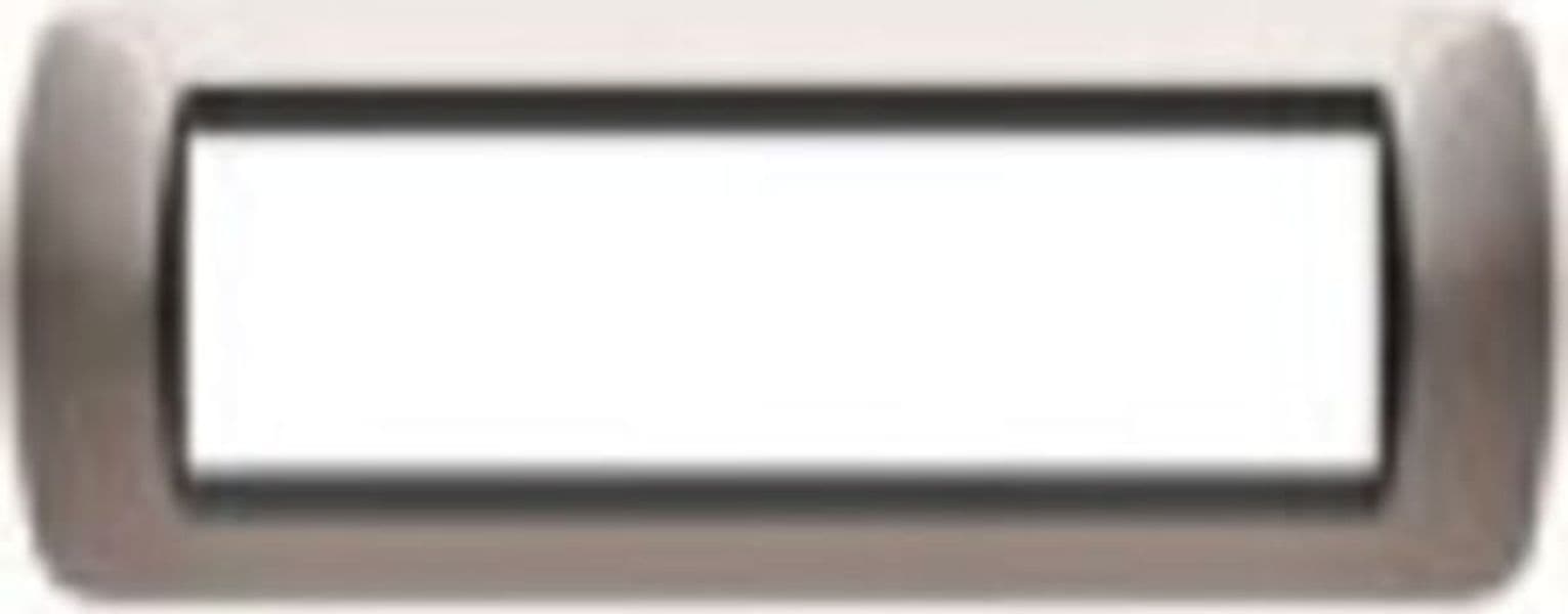 BTICINO---PLACCA-LIVING-7-MODULI-COLORE-NICHEL-NERO-L4807NN