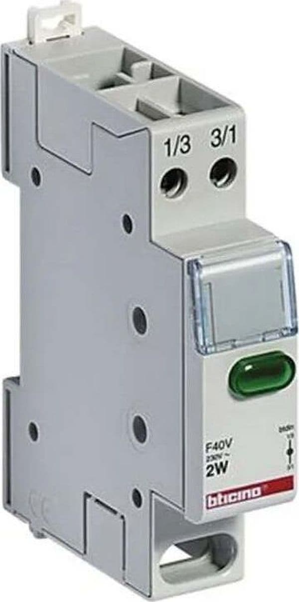 BTICINO---PORTALAMPADA-PER-SEGNALAZIONE-ATTACCO-E10-MAX-1,2W-SPIA-VERDE