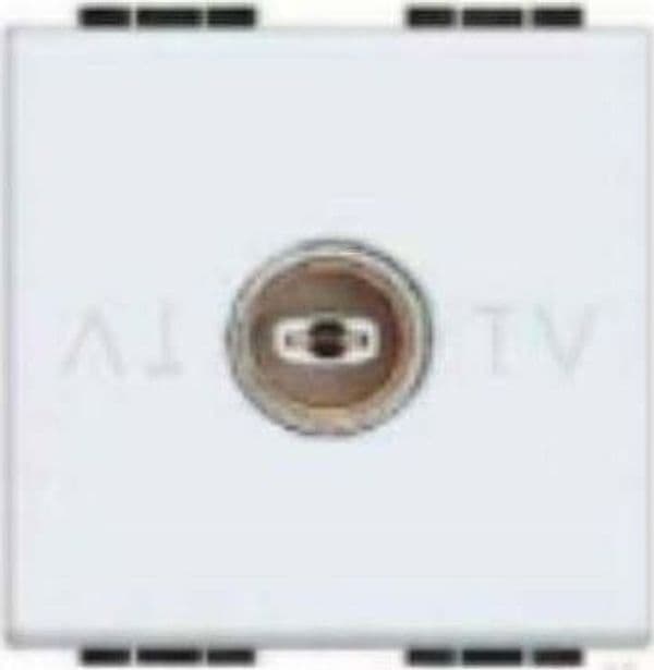 BTICINO---PRESA-TV-DERIVATA---2-MODULI-FEMMINA---COLORE-BIANCO