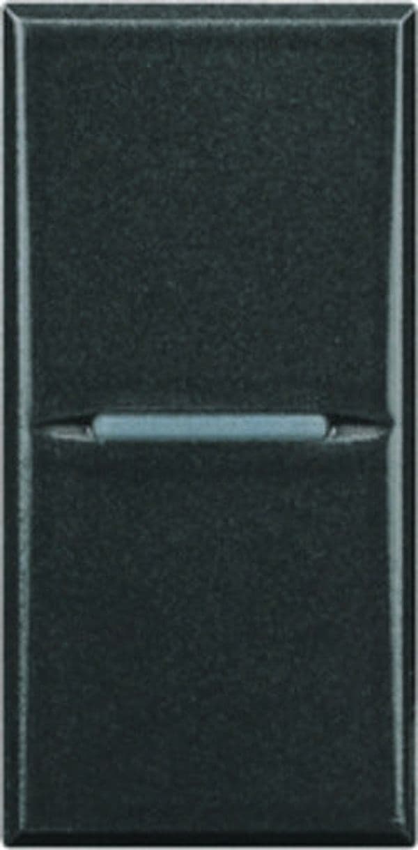 BTICINO-AXOLUTE---INTERRUTTORE-1P-16AX-250Vac-ASSIALE-COLORE-ANTRACITE-ART.-HS4004