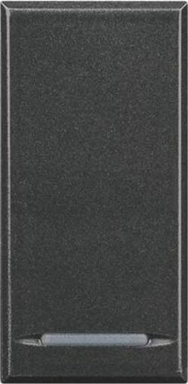 BTICINO-AXOLUTE---INTERRUTTORE-1P-16AX-250VAC-BASCULANTE-COLORE-ANTRACITE-HS4051