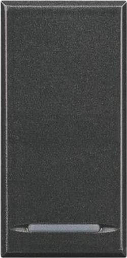 BTICINO-AXOLUTE---INTERRUTTORE-1P-16AX-250VAC-BASCULANTE-COLORE-ANTRACITE-HS4051