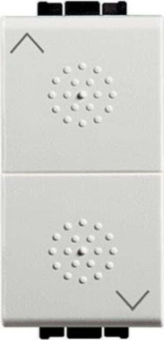 BTICINO-LIGHT---DUE-PULSANTI-INTERBLOCCANTI-10A-250V---COLORE-BIANCO