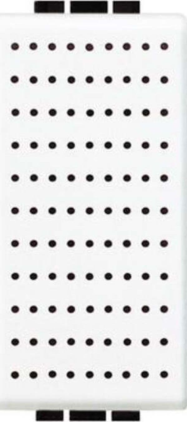 BTICINO-LIGHT---RONZATORE-1-MODULO-12Vac-5VA-74dB---COLORE-BIANCO
