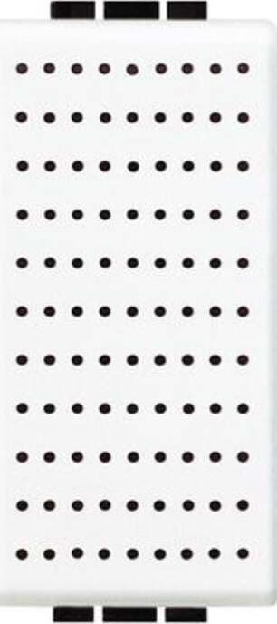 BTICINO-LIGHT---RONZATORE-1-MODULO-12Vac-5VA-74dB---COLORE-BIANCO
