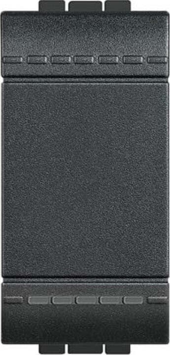 BTICINO-LIVING---DEVIATORE-1-POLO-16-AX-250-Vac---COLORE-ANTRACITE