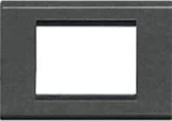 BTICINO-LIVING---PLACCA-3-MODULI-PIANA-ACCIAIO-SCURO-L4853AC