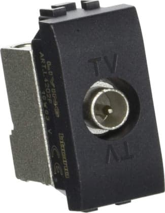 BTICINO-LIVING---PRESA-TV-PASSANTE-MASCHIO-COLORE-ANTRACITE-SL4202PF