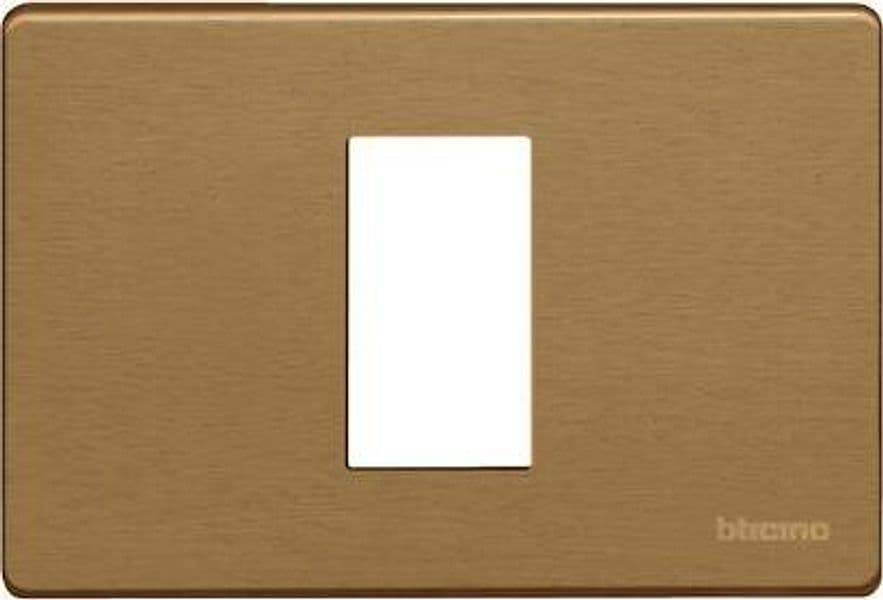 BTICINO-MAGIC---PLACCA-1-MODULO-BRONZO-503/1A/B