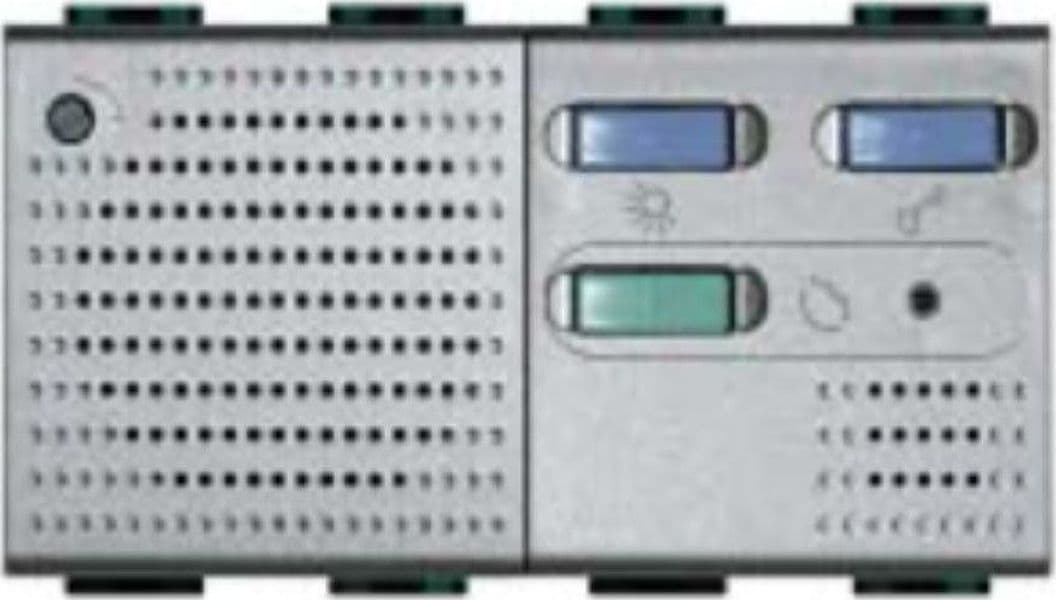 BTICINO-TERRANEO---CITOFONO-VIVA-VOCE-LIGHT-TECH---4-MODULI