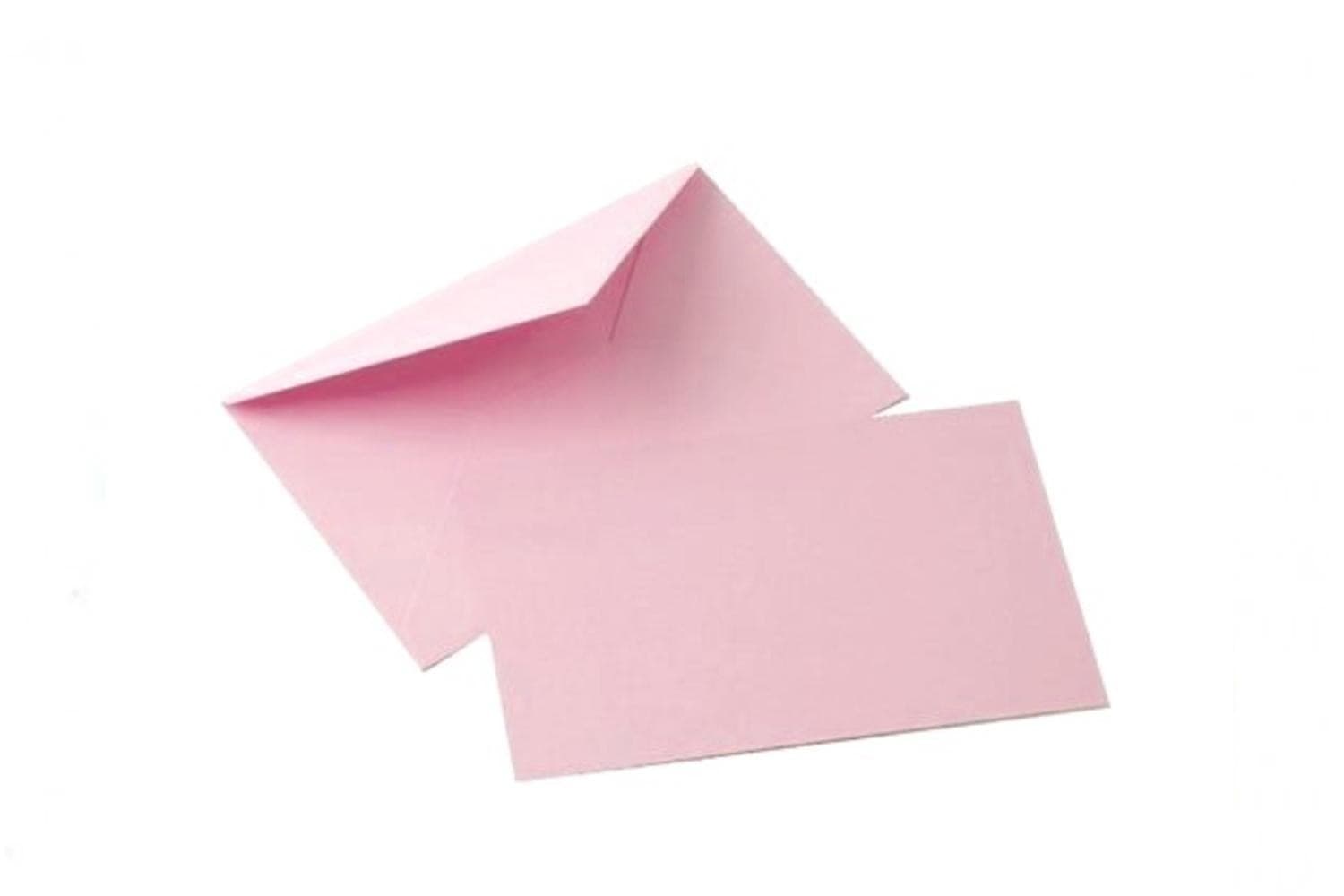 Busta con biglietto 9x14 rosa cf.10
