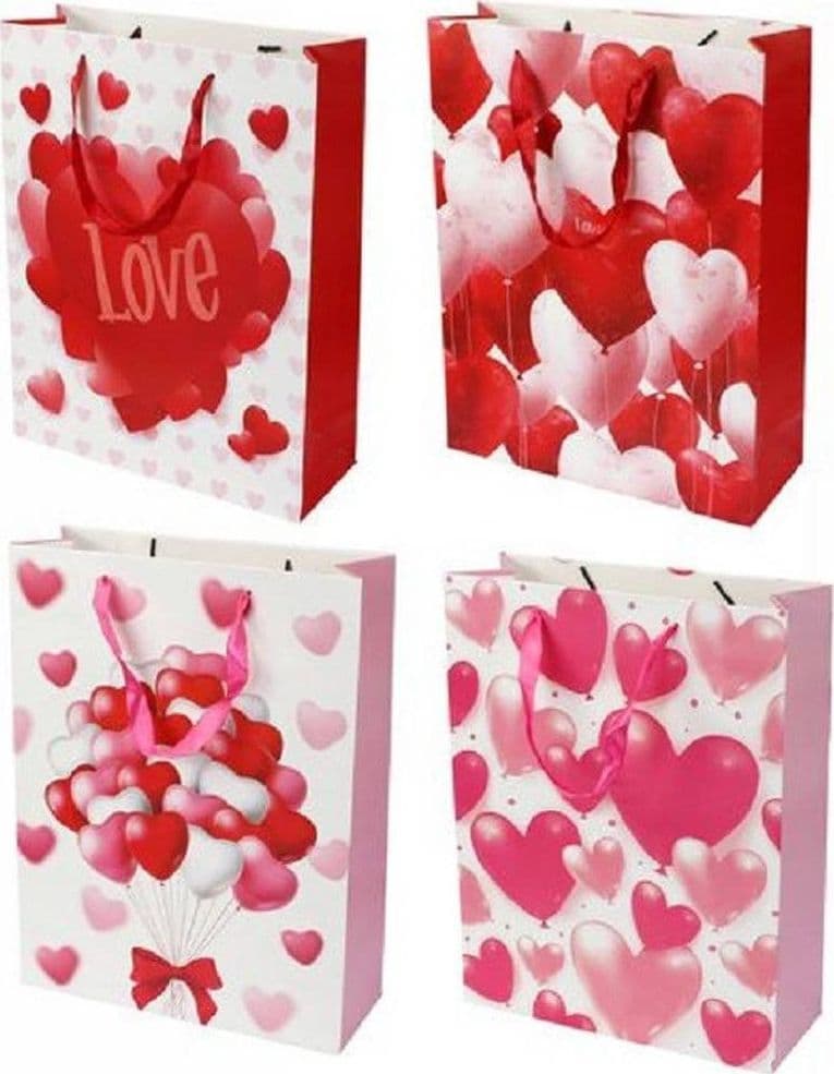 Busta-Da-Regalo-Per-San-Valentino-Cuori-38-X-50-X-18-Cm-71094-Modelli-Assortiti