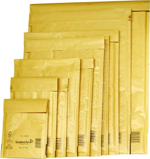 Busta imbottita Mail Lite Gold - formato E (22x26 cm) - avana - Sealed Air - conf. 10 pezzi Commercio Industria e Scienza/Forniture per imballaggio e spedizione/Scatole buste e tubi per spedizione/Buste per spedizione/Buste imbottite Eurocartuccia - Pavullo, Commerciovirtuoso.it