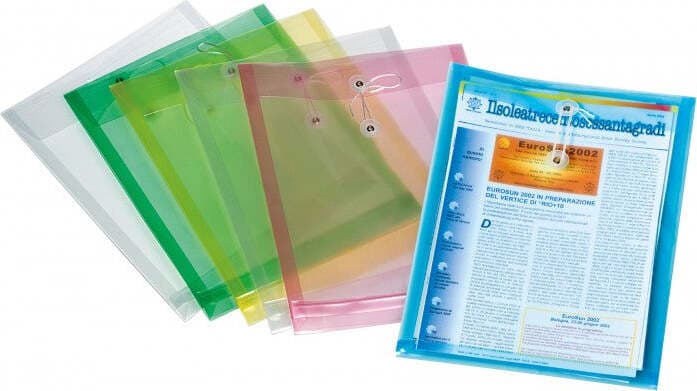 BUSTA-PPL-TRASPARENTE-CON-LACCIO-E-SOFFIETTO-25X33-COLORI-ASSORTITI-Pam