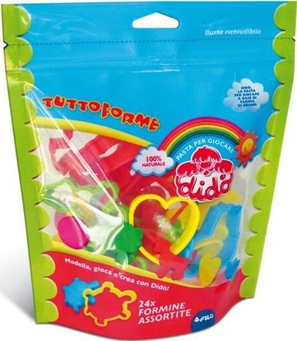 Busta richiudibile TuttoForme - 24 formine assortite - DiDO' Giochi e giocattoli/Attività creative/Argilla e pasta modellabile Eurocartuccia - Pavullo, Commerciovirtuoso.it