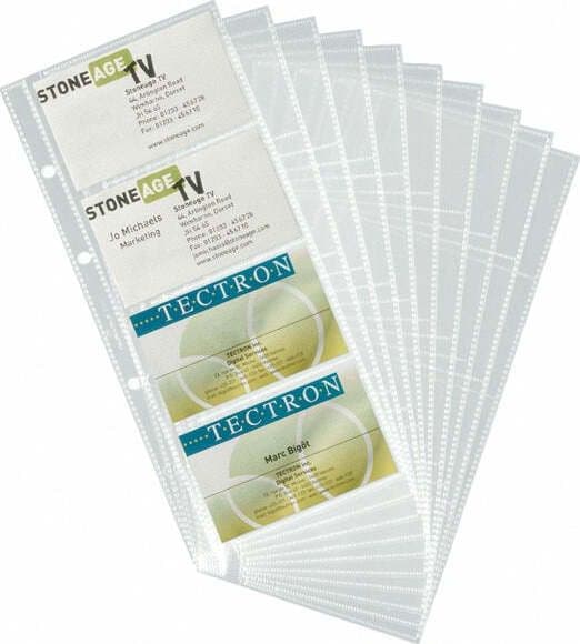 Buste di ricambio - per portabiglietti Visifix Pro - 80 biglietti da visita - 57x90 mm - Durable - conf. 10 pezzi Cancelleria e prodotti per ufficio/Archivio ufficio e accessori per scrivania/Accessori da scrivania e archiviazione/Porta biglietti da visita Eurocartuccia - Pavullo, Commerciovirtuoso.it