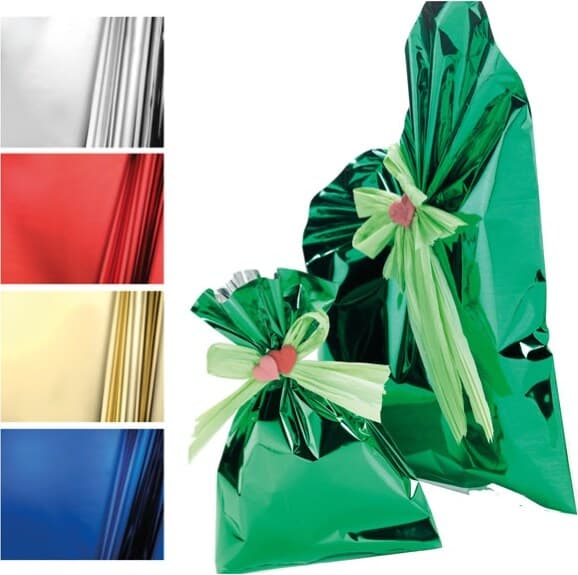 Buste regalo in PPL - metal lucido - oro - 35 x 50cm - senza patella adesiva - PNP - conf. 50 buste Casa e cucina/Hobby creativi/Articoli per confezioni regalo/Sacchetti da regalo Eurocartuccia - Pavullo, Commerciovirtuoso.it