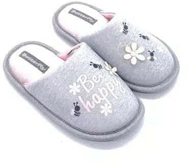 BUTTERFLY Ciabatta Be Happy Bambina Grigio in Pantofole Calzature Durello - Agna, commercioVirtuoso.it