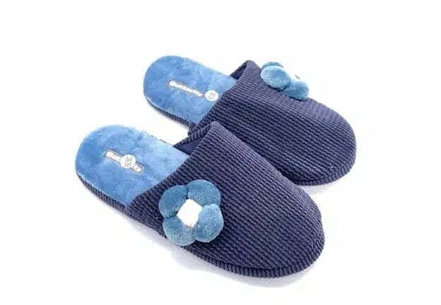 BUTTERFLY Ciabatta Chiusa Donna con fiore Blu in Zoccoli Calzature Durello - Agna, commercioVirtuoso.it