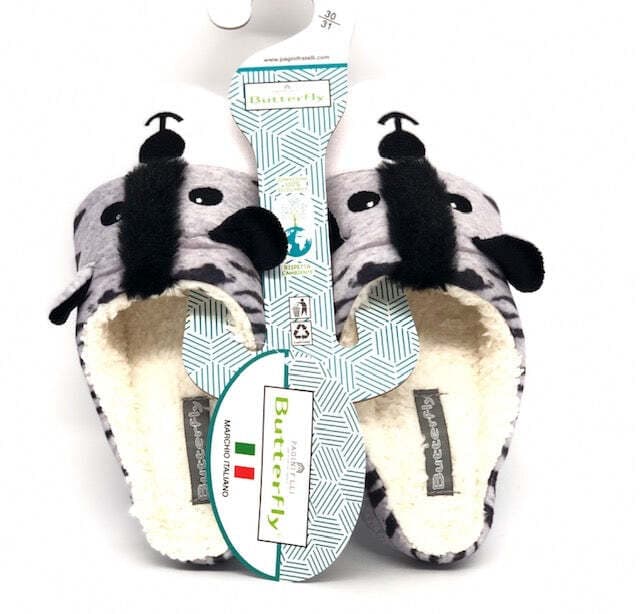 BUTTERFLY Ciabatte bambino Russ Grigio in Zoccoli e sabot Calzature Durello - Agna, commercioVirtuoso.it