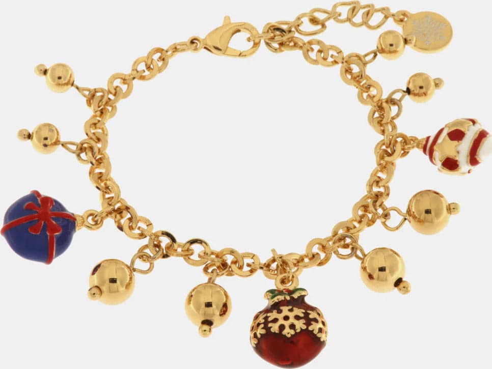 BySimon------Bracciale-in-Metallo-con-pendenti-a-forma-di-palline