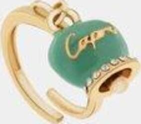 BYSIMON---Anello-in-Metallo-con-campanella-portafortuna-color-verde-marino,-con-scritta-Capri-a-rilievo-e-cristalli-bianchi