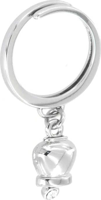 BYSIMON----Anello-in-Metallo-con-campanella-portafortuna-pendente,-impreziosita-da-punto-luce