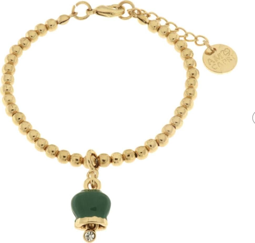 BYSIMON---Bracciale-in-Metallo-con-campanella-portafortuna-impreziosita-da-smalto-verde