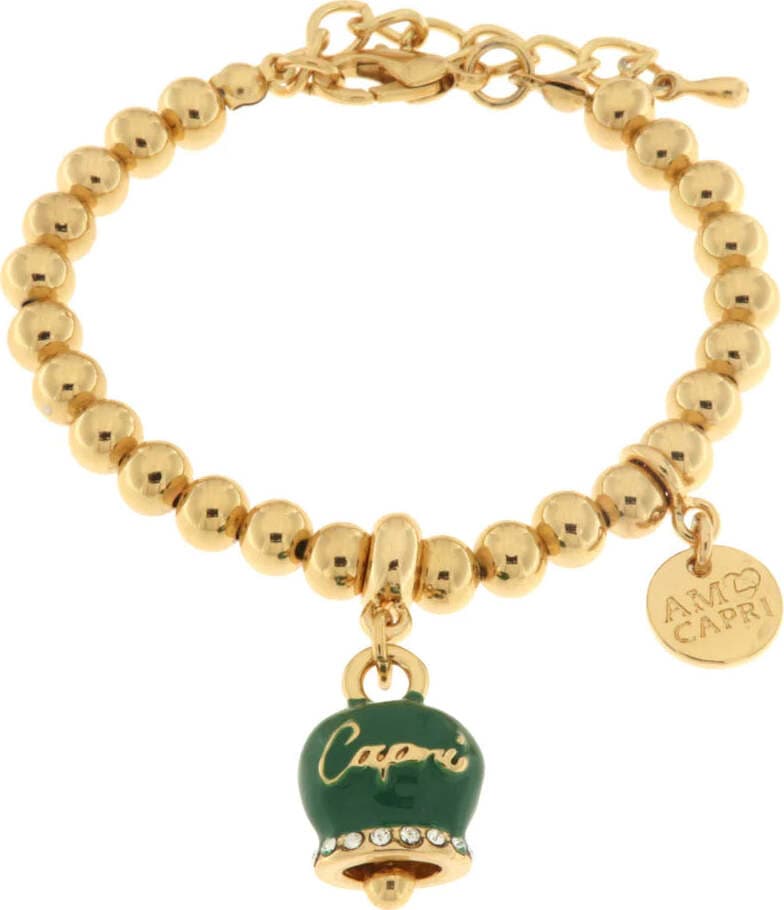 BySimon---Bracciale-in-Metallo-con-campanella-scritta-capri-pendente-impreziosita-da-cristalli-e-smalto-verde