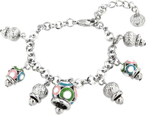 BySimon---Bracciale-in-Metallo-con-campanelle-colorate