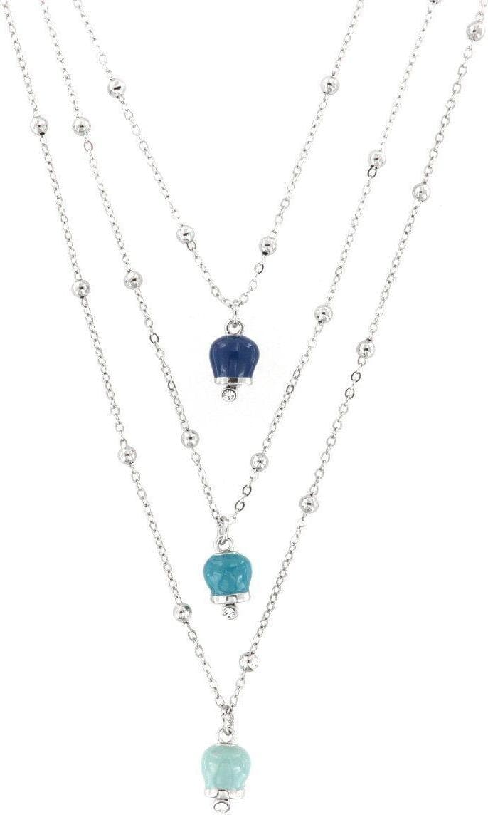 BYSIMON---Collana-in-Metallo-a-tre-fili-con-campanelle