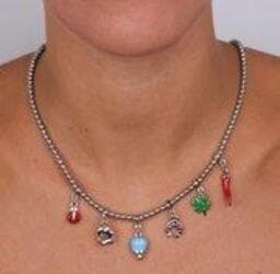 BYSIMON---Collana-in-Metallo-Collana-in-Metallo-con-corno,-quadrifoglio,-coccinella,-ferro-di-cavallo-e-campanella-capri