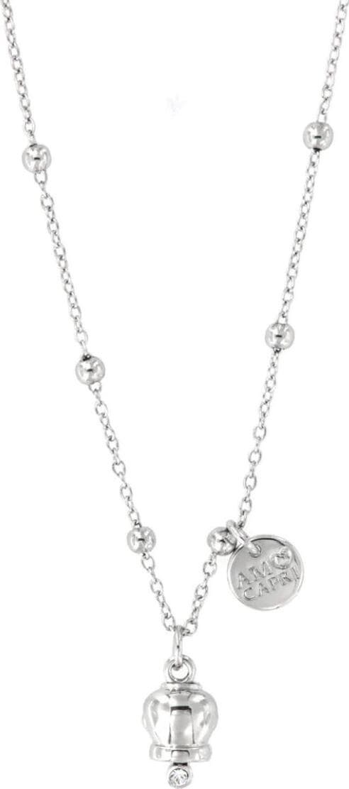 BYSIMON---Collana-in-Metallo-con-campanella-portafortuna-pendente,-impreziosita-da-cristalli