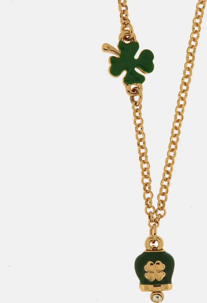 BYSIMON---Collana-in-Metallo-con-cuore-e-campanella-portafortuna-verde-con-quadrifoglio