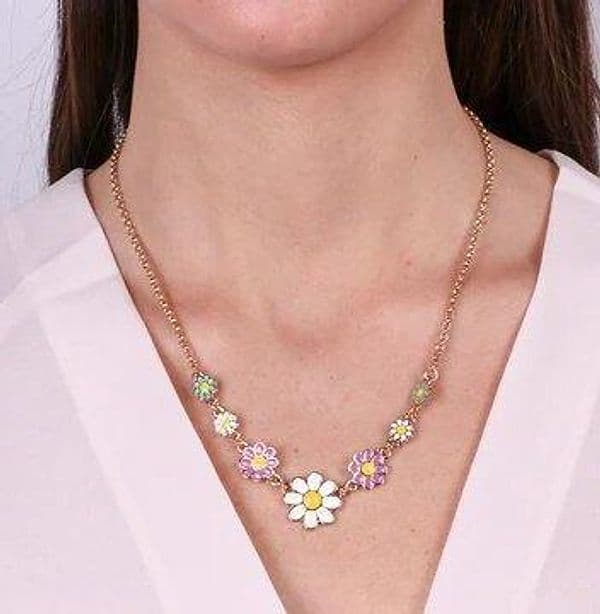 BYSIMON---Collana-in-Metallo-girocollo-con-margherite-colorate