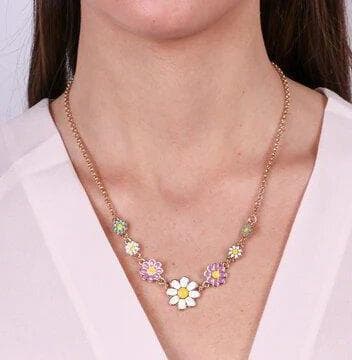 BYSIMON---Collana-in-Metallo-girocollo-con-margherite-colorate