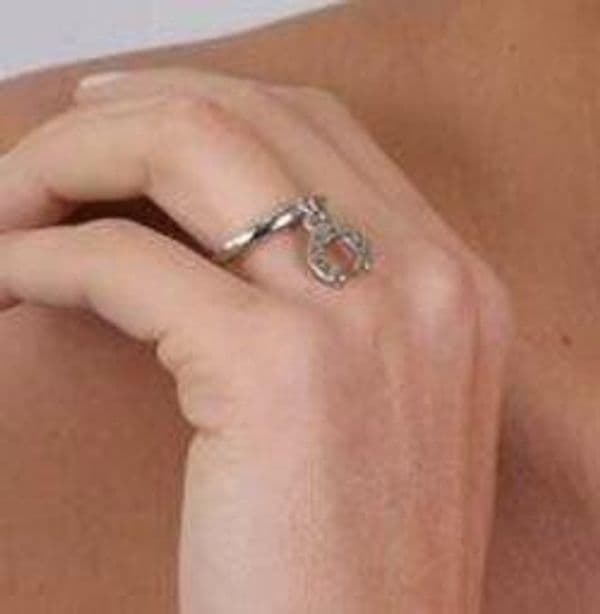 BYSIMON-Anello-Donna-in-Metallo-con-ferro-di-cavallo