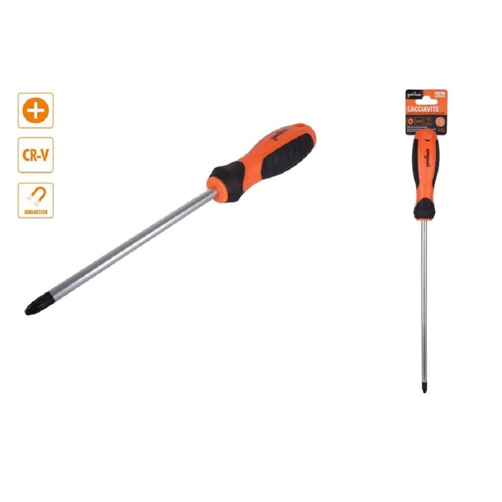 Cacciavite Giravite 8 X 250 Mm Con Punta Magnetica A Croce In Acciaio Cr-v 94861 Fai da te/Utensili elettrici e a mano/Utensili a mano/Cacciaviti/Cacciaviti a stella Trade Shop italia - Napoli, Commerciovirtuoso.it